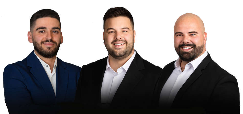 Les trois courtiers de l'équipe St-Jacques & Renaud
